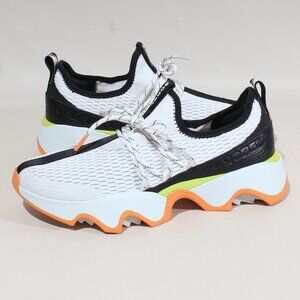 Womens Sorel Kinetic Impact ii Lace Size 9.5 Sea Salt/Koi Walking Shoes